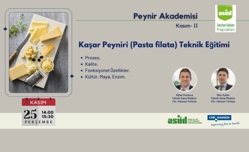Peynir Akademisi “Kaşar Peyniri Teknik Eğitimi”