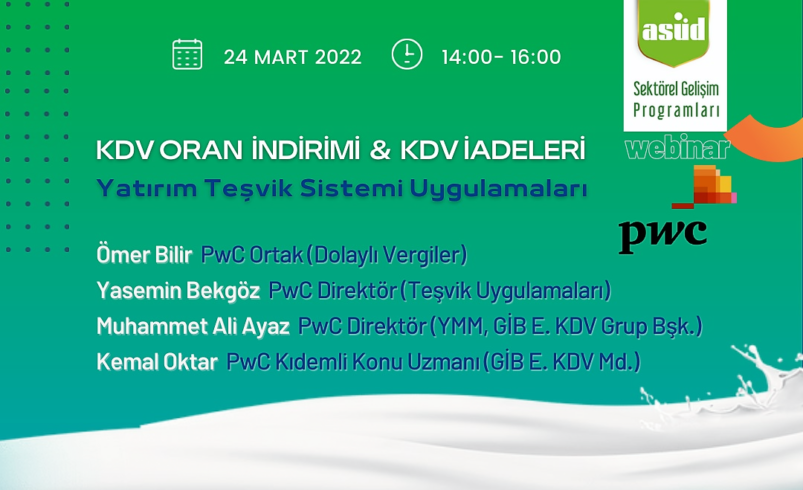 Gıdada KDV Oran İndirimi ve KDV İadeleri