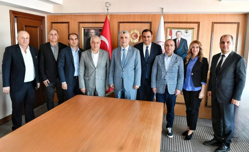 Ticaret Bakanı Prof. Dr. Ömer Bolat, ASÜD heyetini kabul etti.